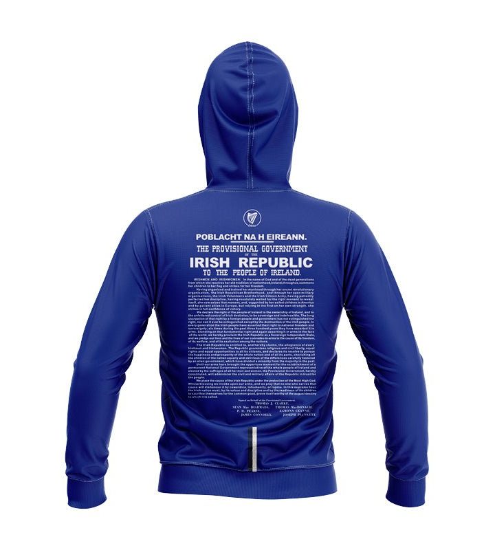 Alternative view of Irish Harp 1916 Commemoration Hoodie