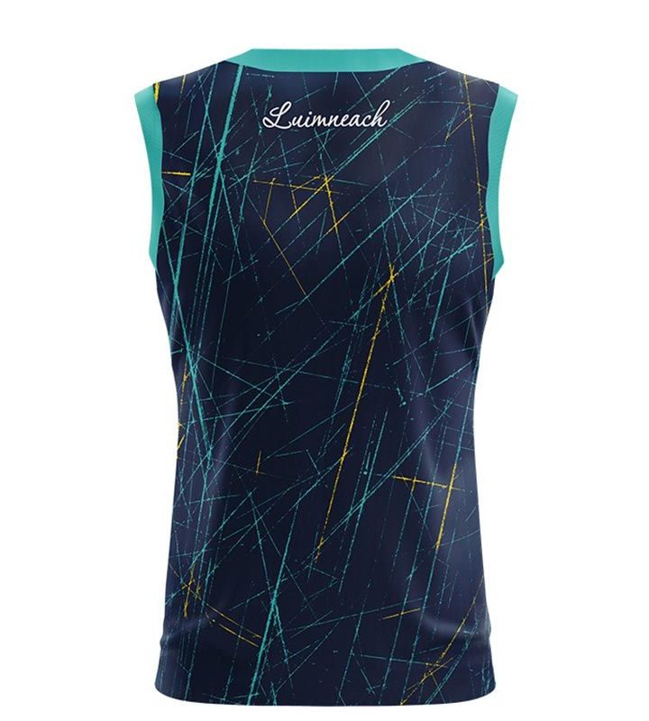 Alternative view of Limerick 2024 Training Marine Sleeveless Jersey