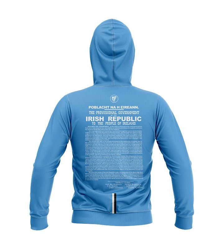 Alternative view of Insignia And Irish Harp Emblem 1916 Commemoration Hoodie