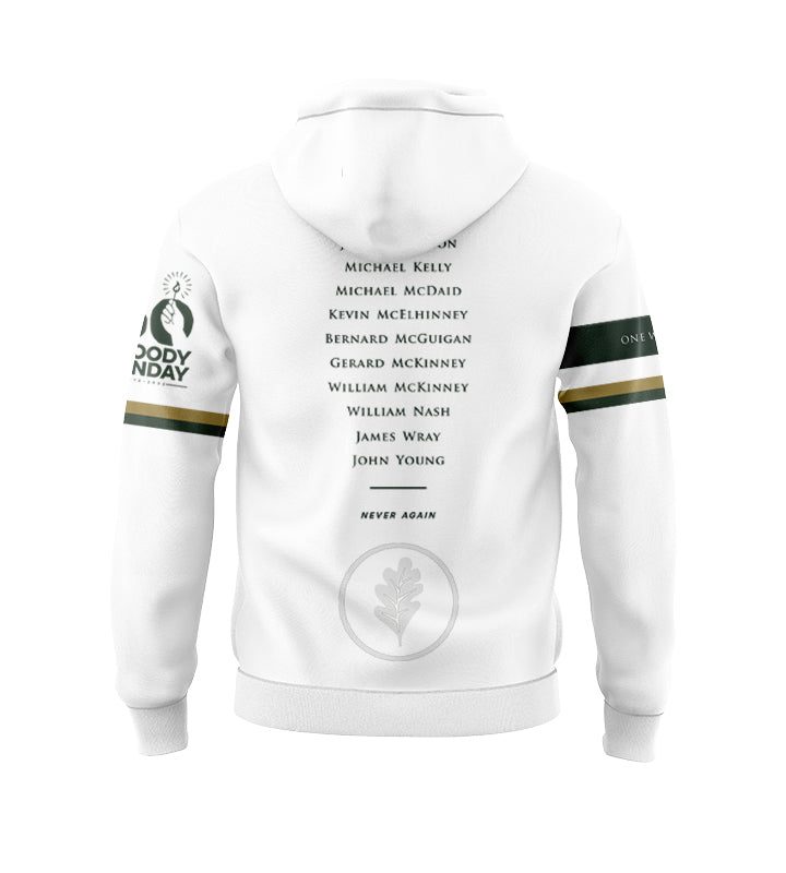 Alternative view of Derry Bloody Sunday 2022 Commemoration Hoodie