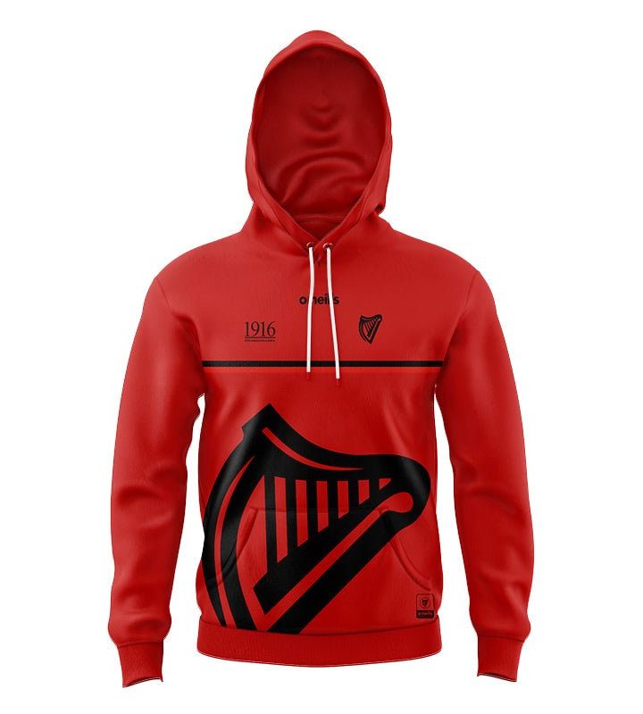 Insignia And Irish Harp Emblem 1916 Commemoration Hoodie