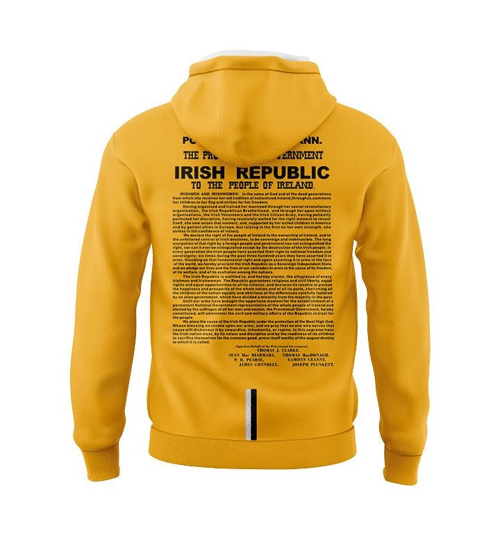 Alternative view of Irish heritage apparel 1916 Commemoration Hoodie
