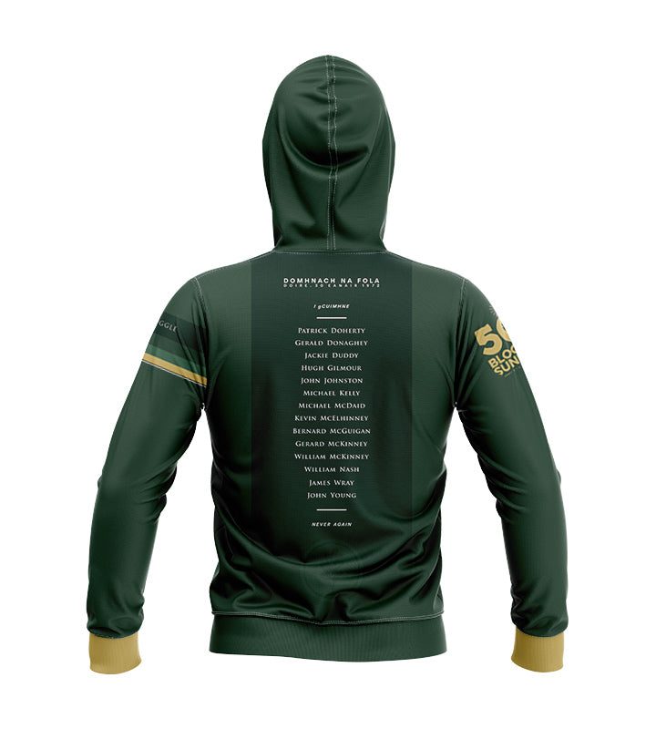 Alternative view of Derry Bloody Sunday 1916 Commemoration Hoodie