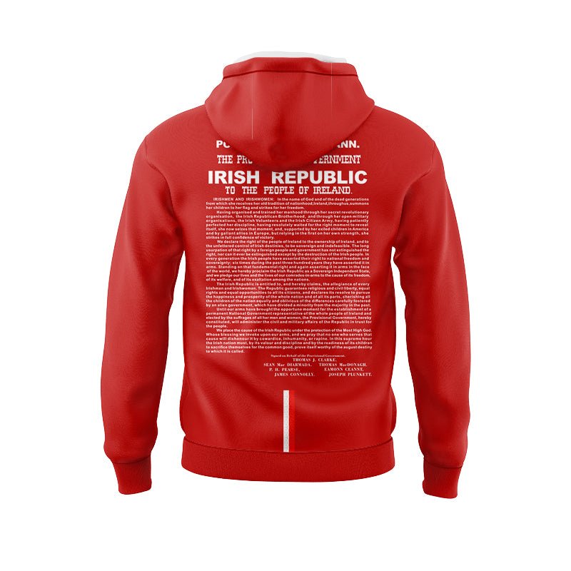 1916 insignia and Irish Hoodie 1916 insignia and Irish Hoodie - Image 2
