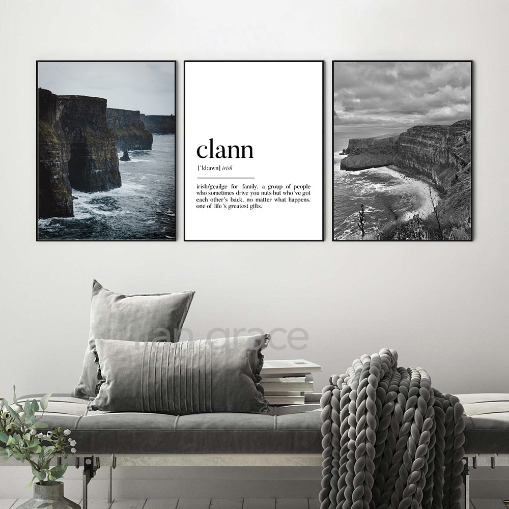 Cliffs of Moher & Clann Wall Art Set Cliffs of Moher & Clann Wall Art Set - Image 7