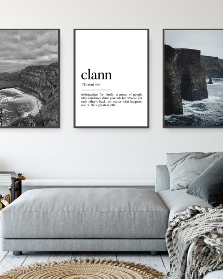 Cliffs of Moher & Clann Wall Art Set