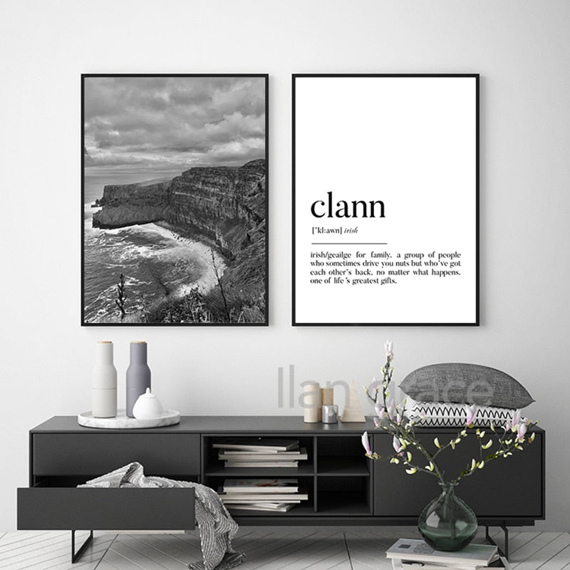 Cliffs of Moher & Clann Wall Art Set Cliffs of Moher & Clann Wall Art Set - Image 8