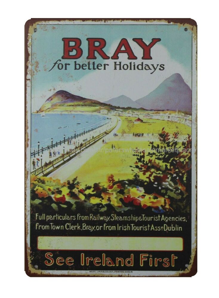 Wicklow Bray Metal Tin Sign Wicklow Bray Metal Tin Sign