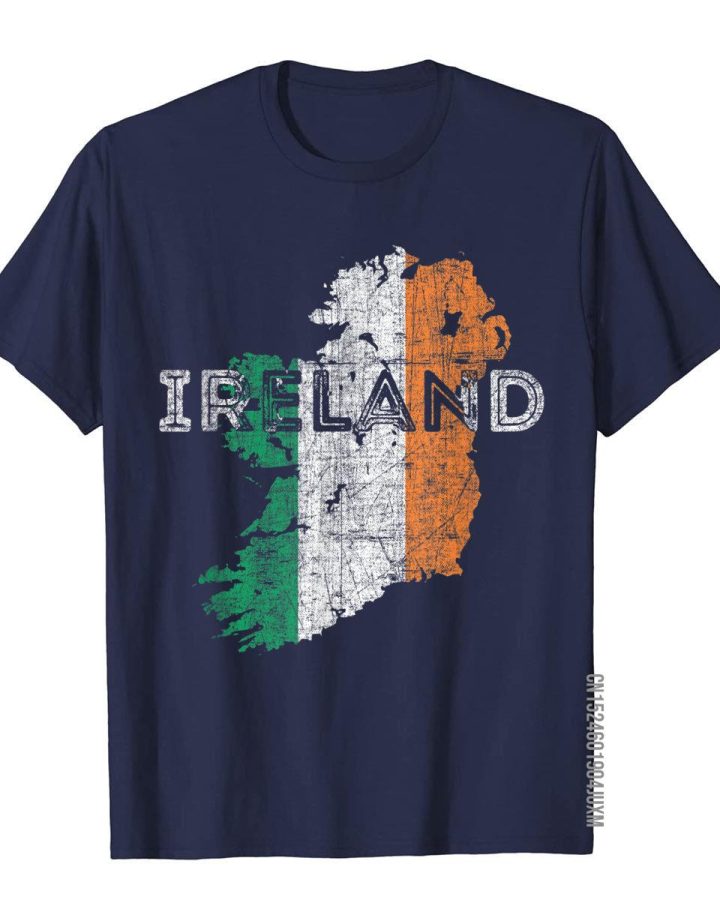 Flag Souvenir Distressed Ireland T-Shirt