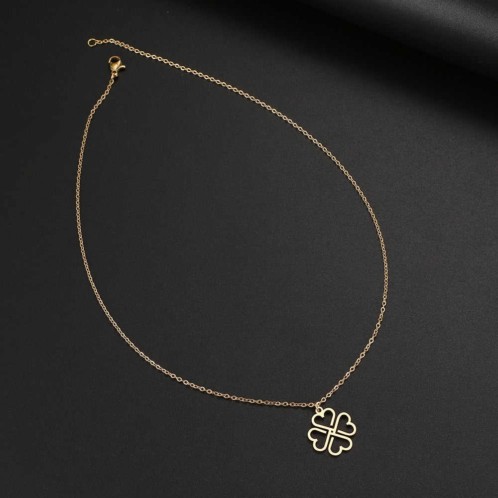 Four-Leaf Clover Necklace Four-Leaf Clover Necklace - Image 5