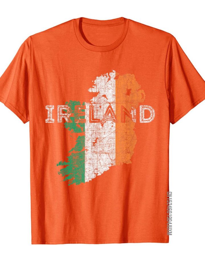 Flag Souvenir Distressed Ireland T-Shirt