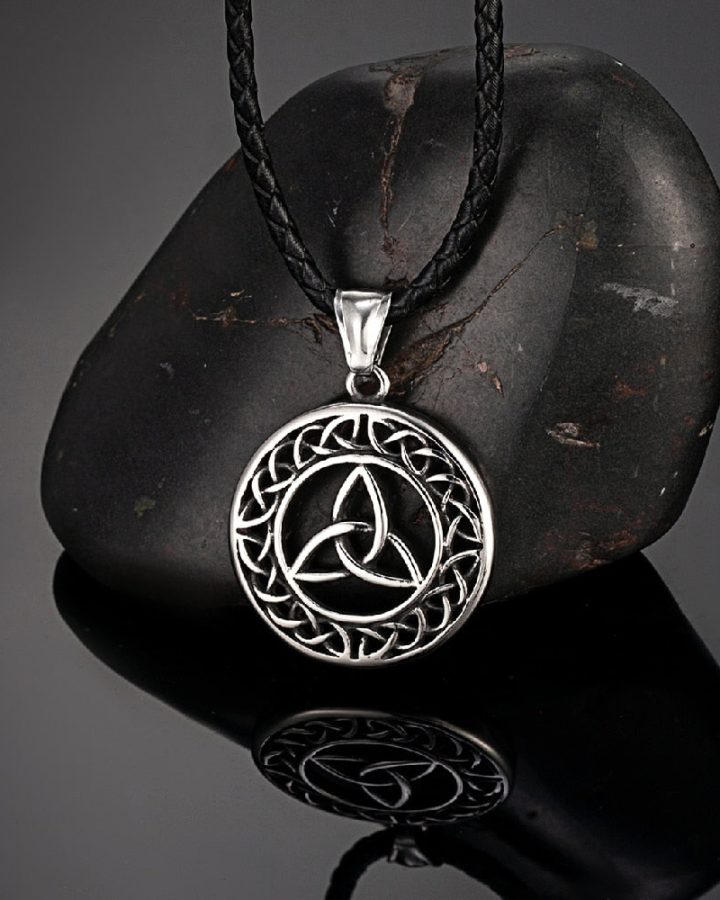 Alternative view of Celtic Knot Necklace