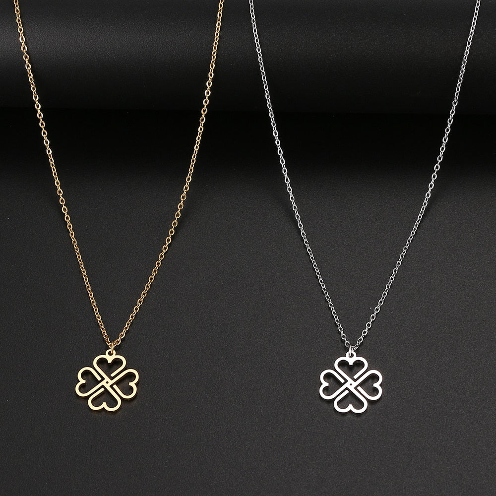 Four-Leaf Clover Necklace Four-Leaf Clover Necklace - Image 6