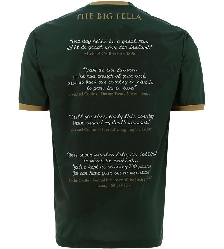 Alternative view of Michael Collins Commemoration Jersey