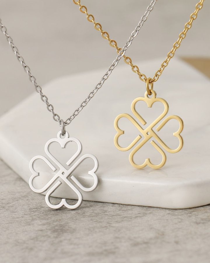 Alternative view of Four-Leaf Clover Necklace