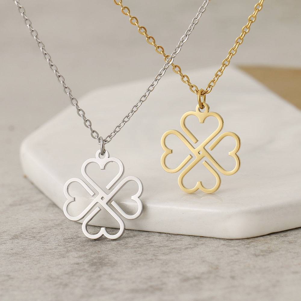 Four-Leaf Clover Necklace Four-Leaf Clover Necklace - Image 2