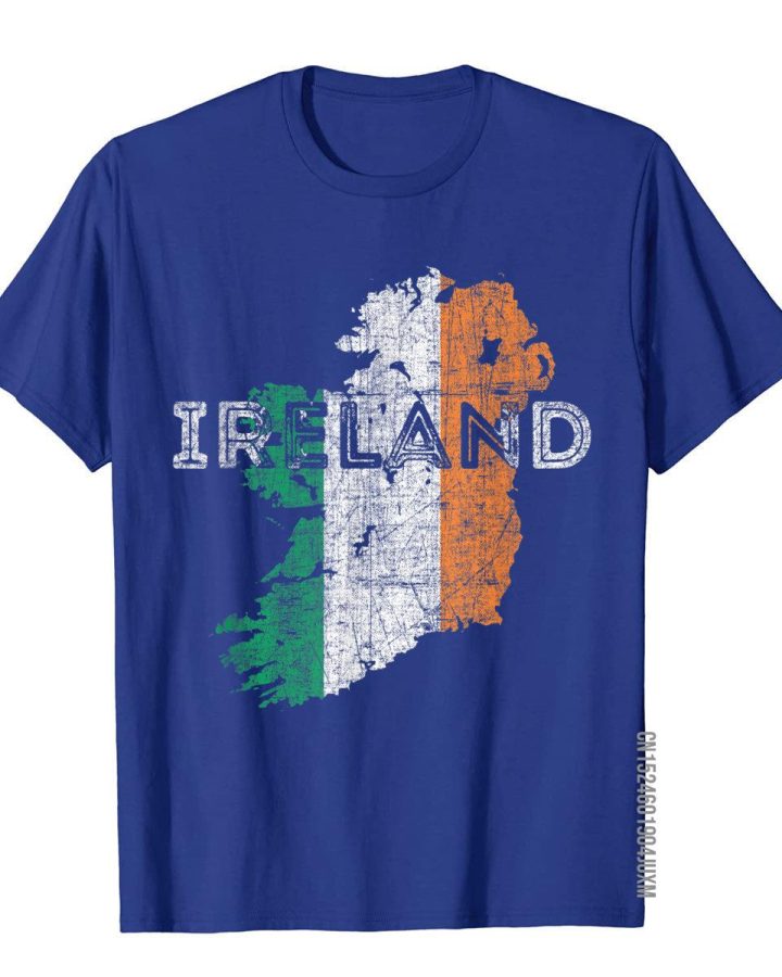 Flag Souvenir Distressed Ireland T-Shirt