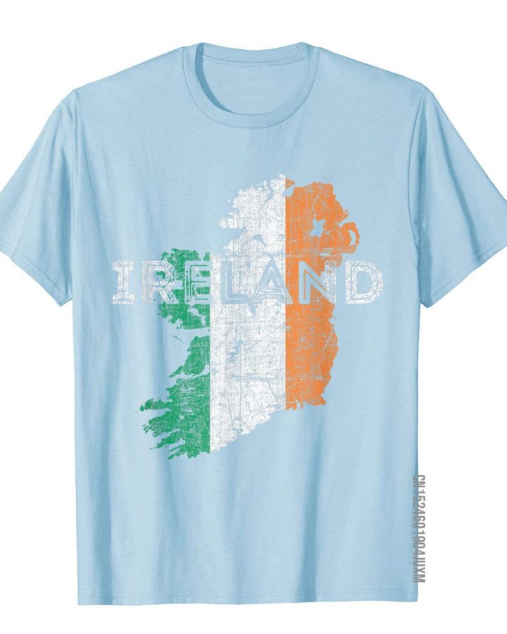 Flag Souvenir Distressed Ireland T-Shirt