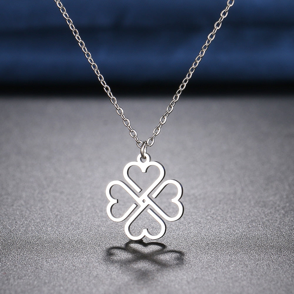 Four-Leaf Clover Necklace Four-Leaf Clover Necklace - Image 4