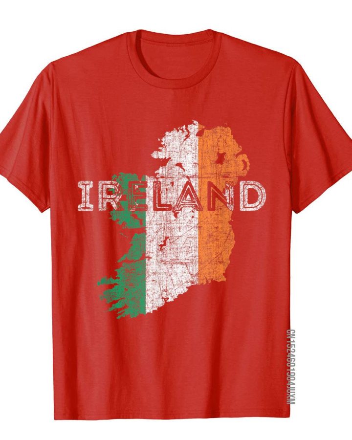Flag Souvenir Distressed Ireland T-Shirt