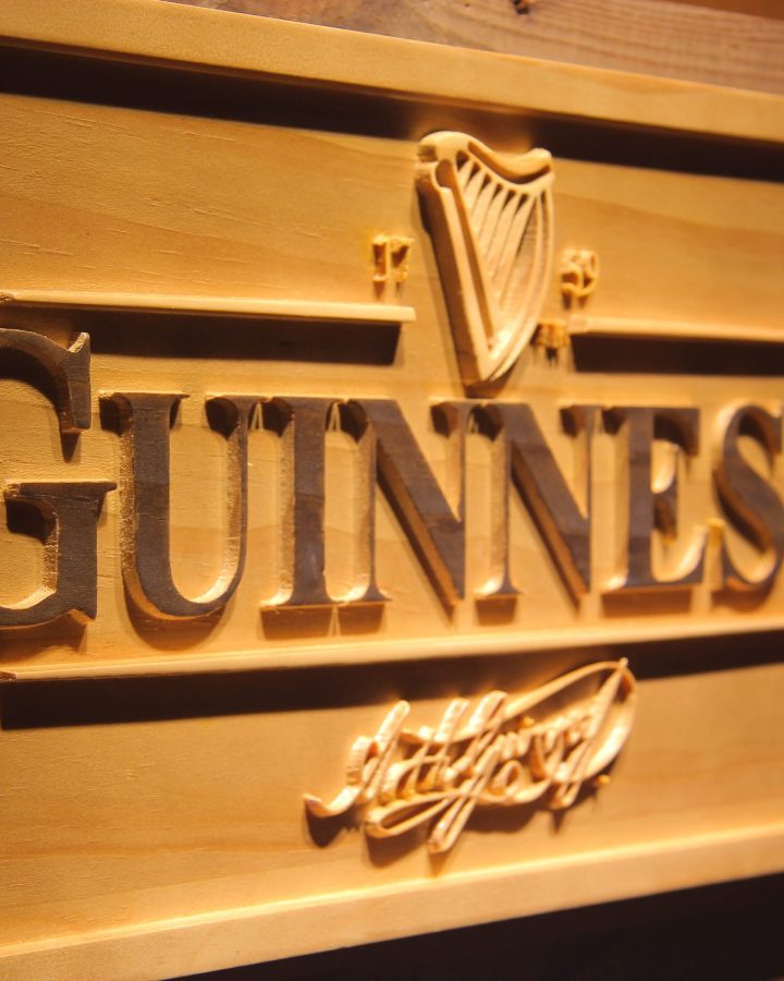 Guinness 3D Wooden Sign Guinness 3D Wooden Sign