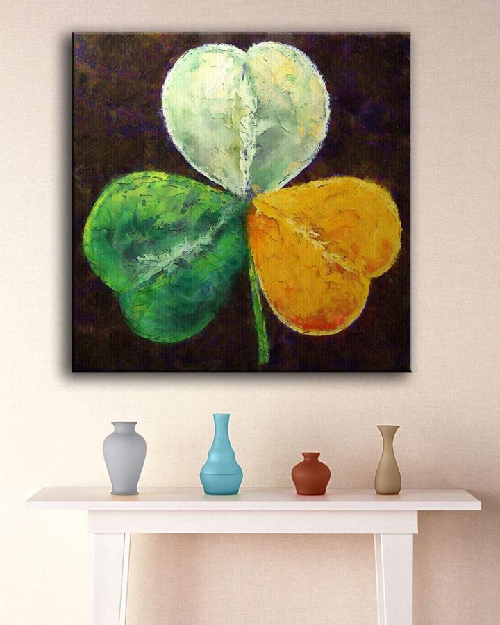 Tricolor Painting Of The Shamrock