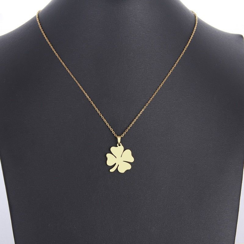 Four Leaf Clover Necklace Four Leaf Clover Necklace - Image 5