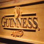 Guinness 3D Wooden Sign