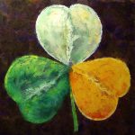 Tricolor Painting Of The Shamrock Tricolor Painting Of The Shamrock