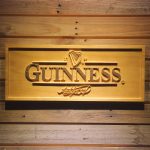 Guinness 3D Wooden Sign