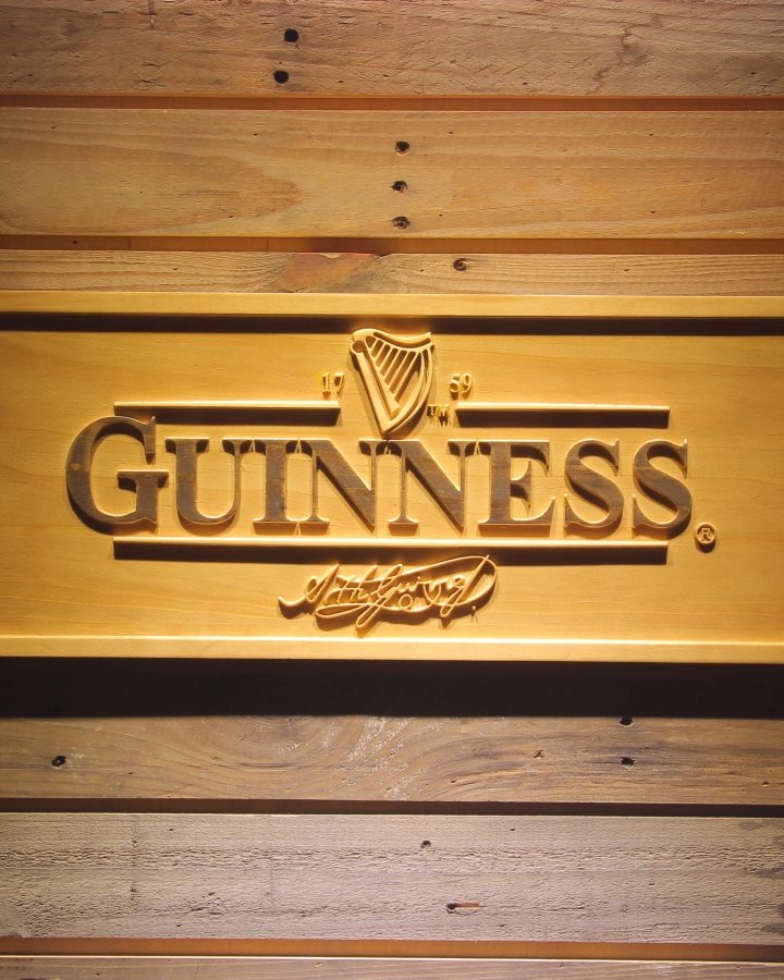 Guinness 3D Wooden Sign Guinness 3D Wooden Sign