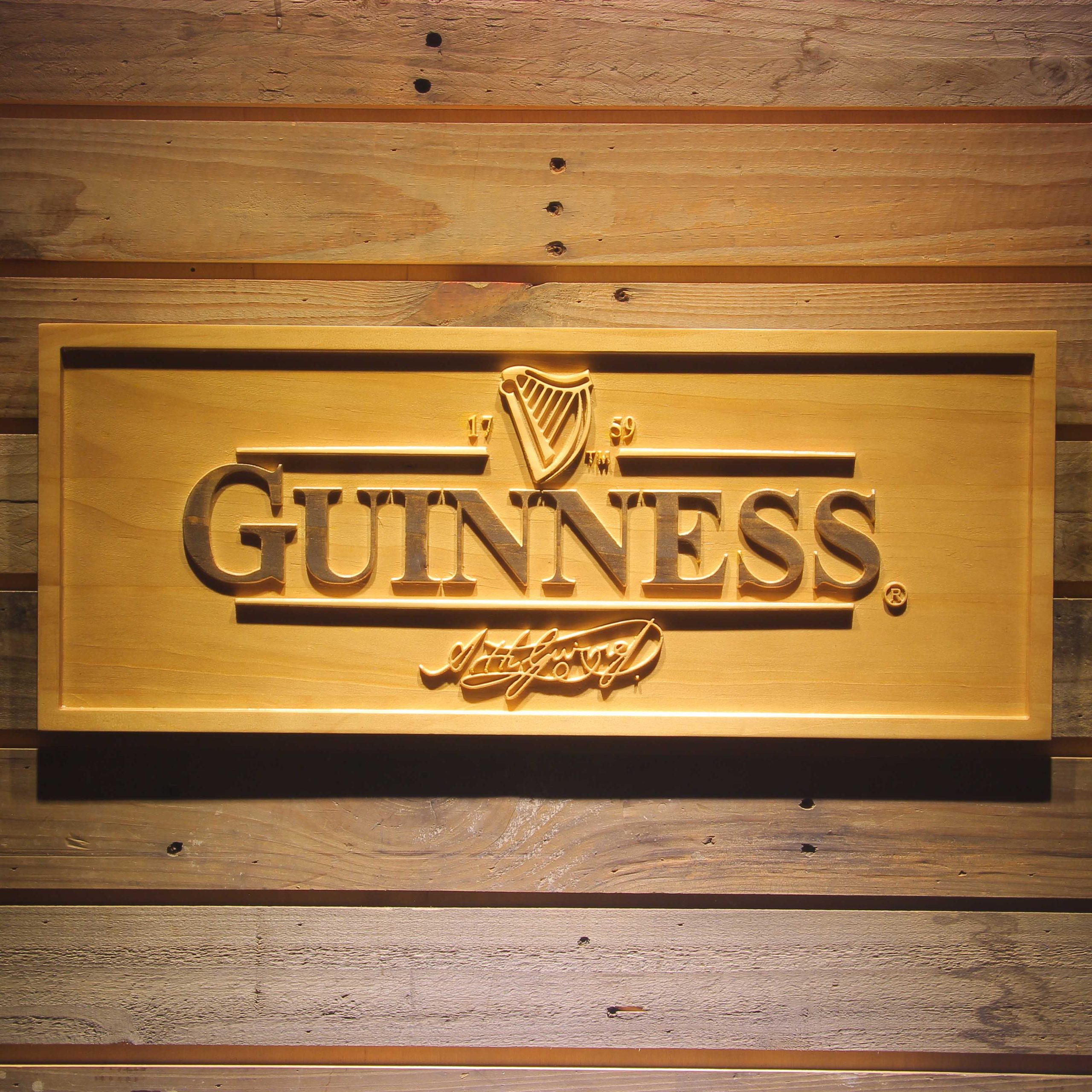 Guinness 3D Wooden Sign Guinness 3D Wooden Sign - Image 5
