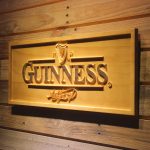Guinness 3D Wooden Sign