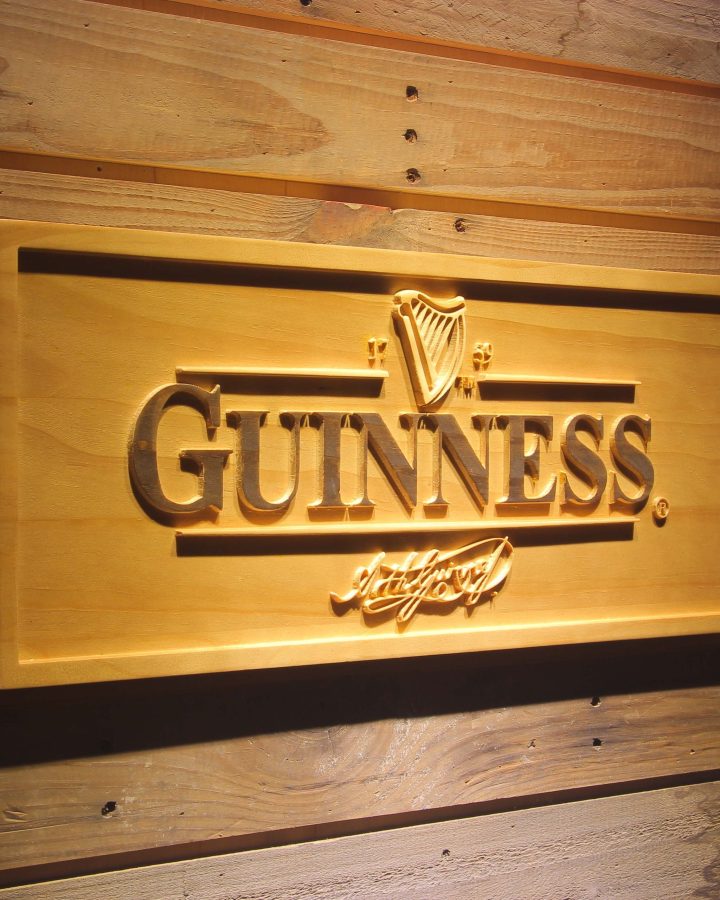Guinness 3D Wooden Sign Guinness 3D Wooden Sign