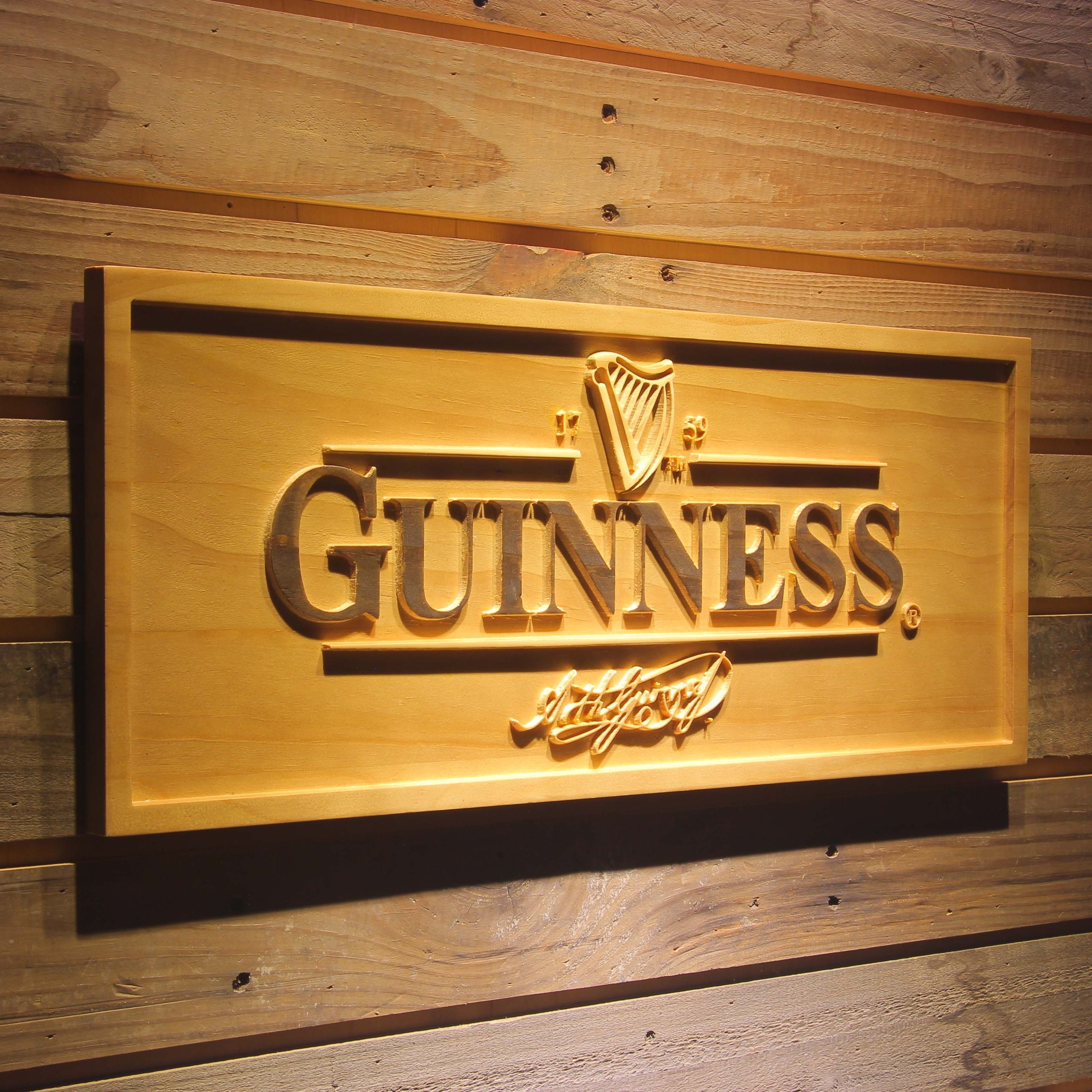 Guinness 3D Wooden Sign Guinness 3D Wooden Sign - Image 4