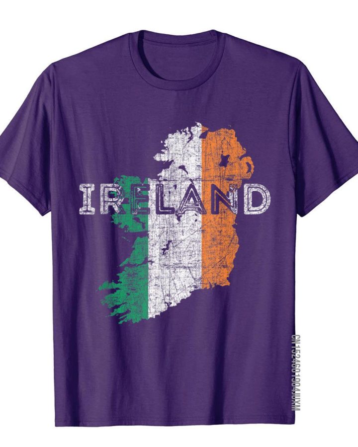 Flag Souvenir Distressed Ireland T-Shirt