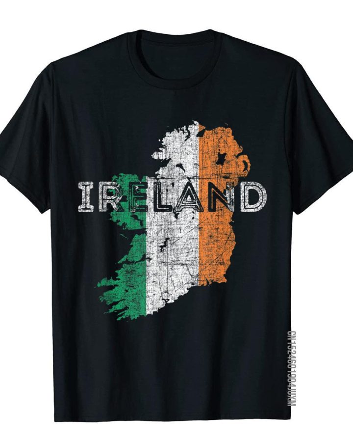 Flag Souvenir Distressed Ireland T-Shirt
