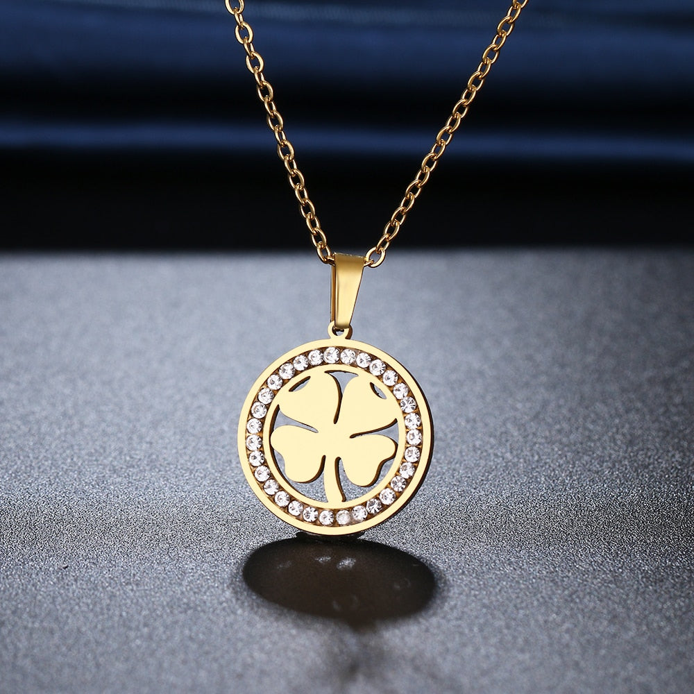 Four-Leaf Clover Necklace Four-Leaf Clover Necklace
