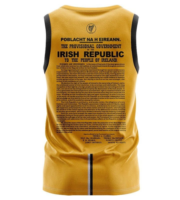Alternative view of 1916 Commemoration GAA Sleeveless Jersey