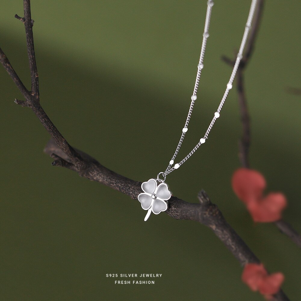 Four Leaf Clover Necklace Four Leaf Clover Necklace - Image 5
