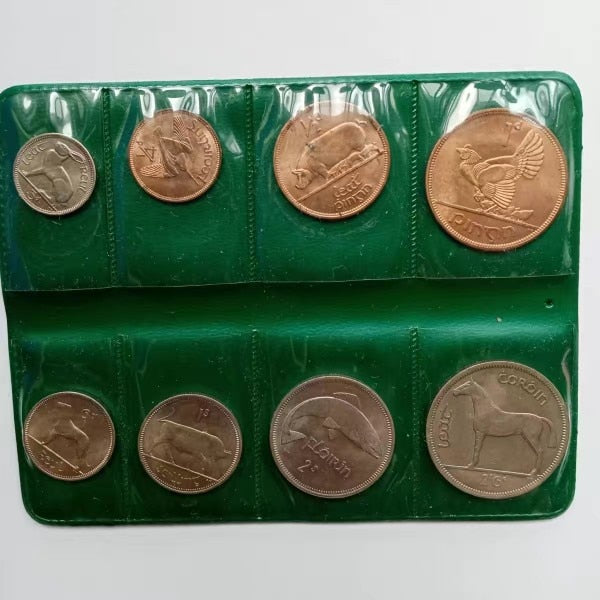 Set of 8 Irish Coins Set of 8 Irish Coins