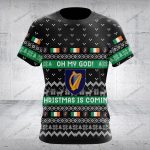 Irish Harp Christmas T-Shirt