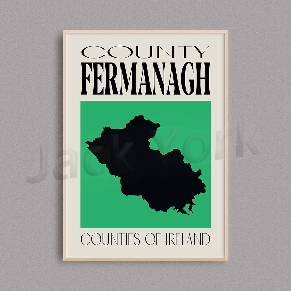 Counties of Ireland Wall Art Set Counties of Ireland Wall Art Set - Image 4