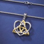 Triquetra Heart Necklace