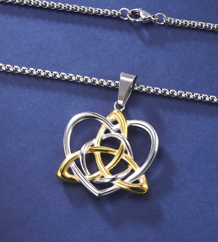 Triquetra Heart Necklace