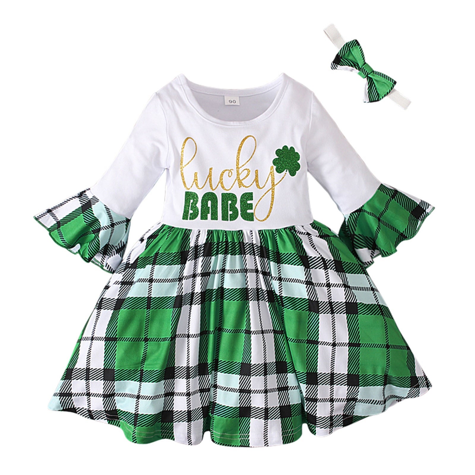 Little Miss Luck Shamrock Pants Set Little Miss Luck Shamrock Pants Set - Image 2