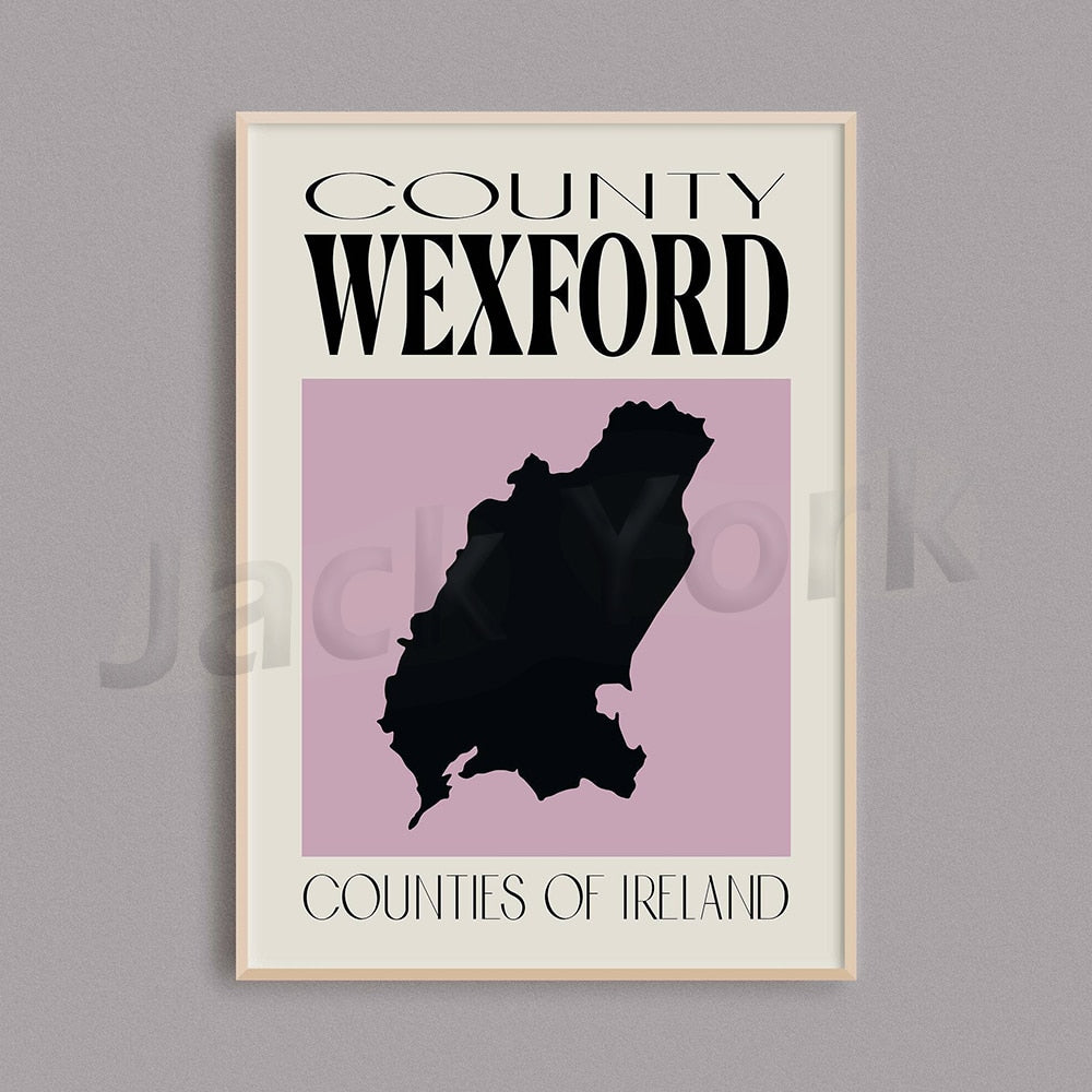 Counties of Ireland Wall Art Set Counties of Ireland Wall Art Set - Image 7