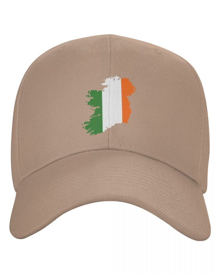 Ireland Flag Map Baseball Cap Ireland Flag Map Baseball Cap
