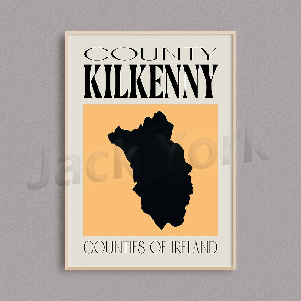 Counties of Ireland Wall Art Set Counties of Ireland Wall Art Set - Image 14