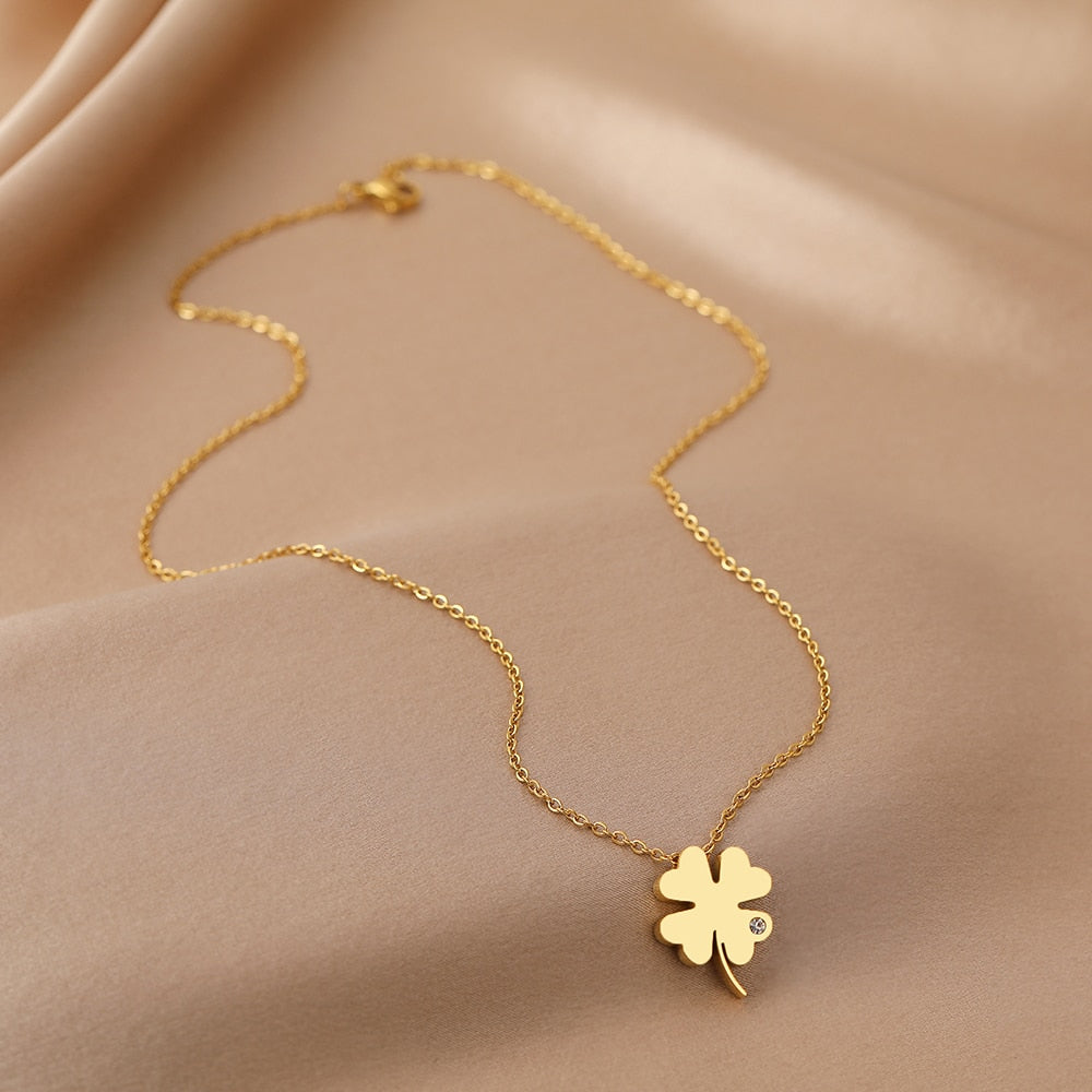 Four Leaf Clover Necklace Four Leaf Clover Necklace
